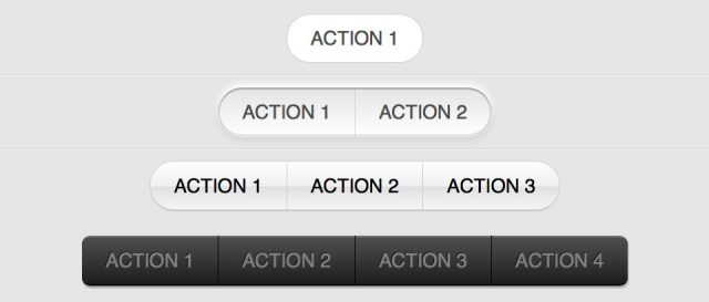 Contrôles segmentés “Full CSS”