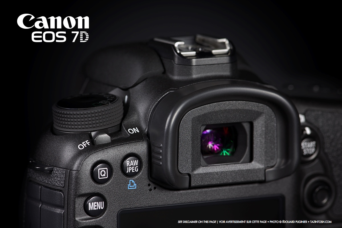 Canon EOS 7D • Viseur Canon EOS 7D • Viseur